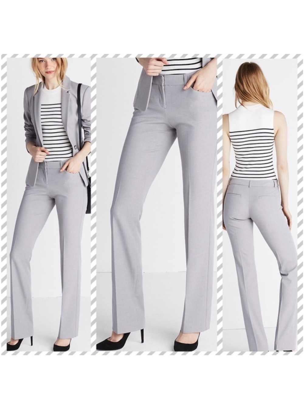 Express Barely Boot Editor Pants in Studio Stretch